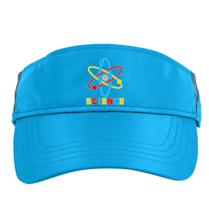 The Atom Science Logo Adult Drive Performance Visor