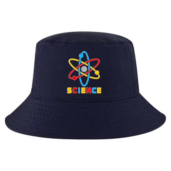 The Atom Science Logo Cool Comfort Performance Bucket Hat