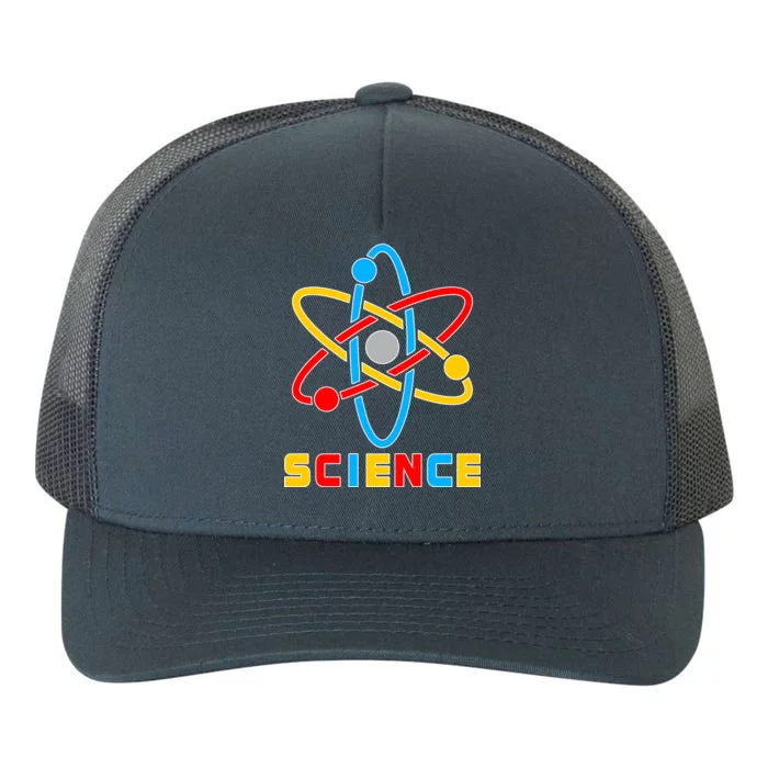 The Atom Science Logo Yupoong Adult 5-Panel Trucker Hat