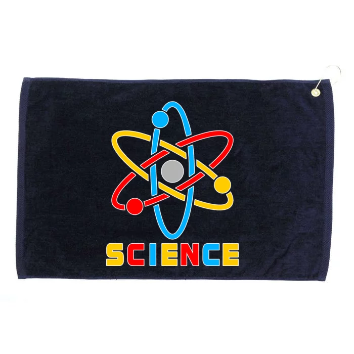 The Atom Science Logo Grommeted Golf Towel