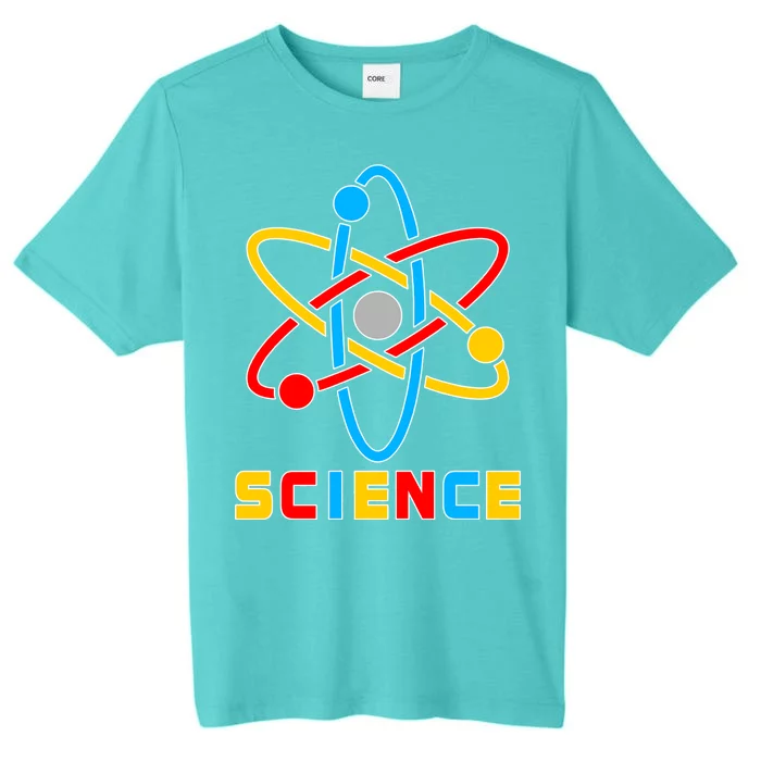 The Atom Science Logo ChromaSoft Performance T-Shirt