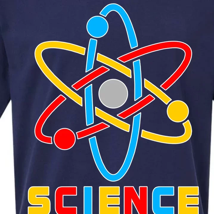 The Atom Science Logo Sueded Cloud Jersey T-Shirt