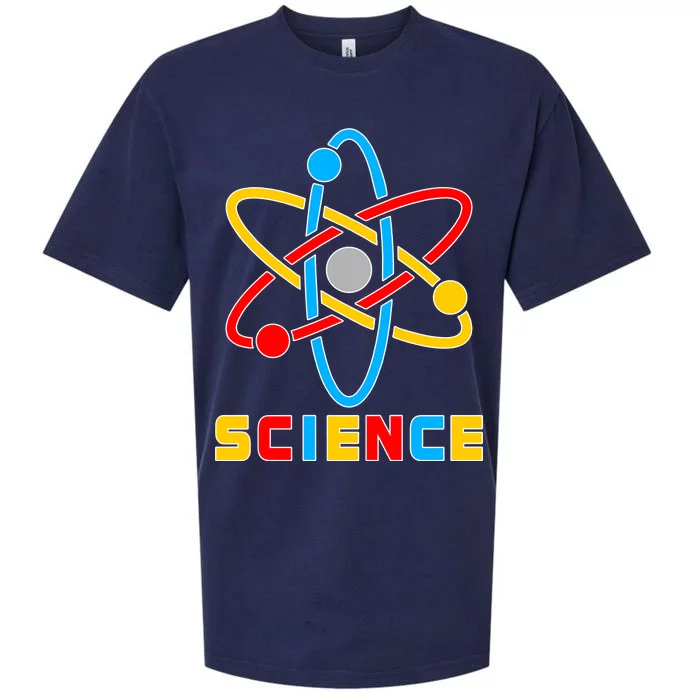 The Atom Science Logo Sueded Cloud Jersey T-Shirt