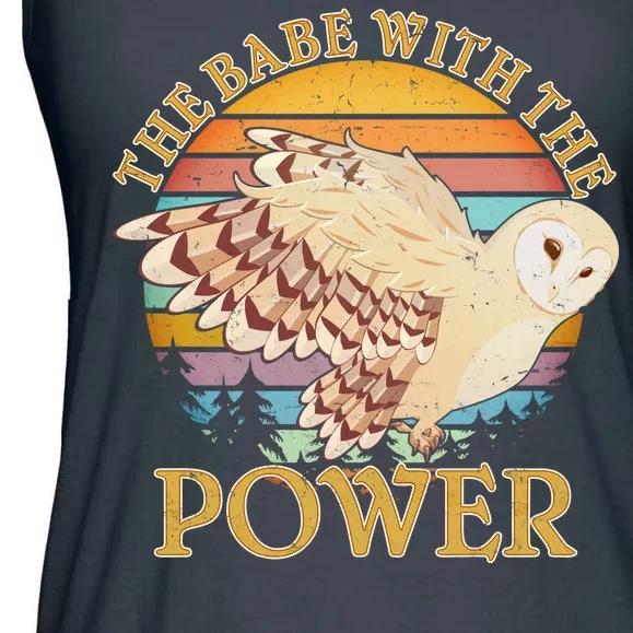 The Babe With The Power Ladies Essential Flowy Tank