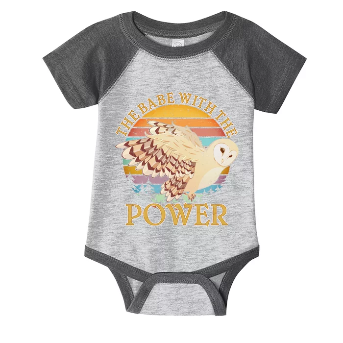 The Babe With The Power Infant Baby Jersey Bodysuit