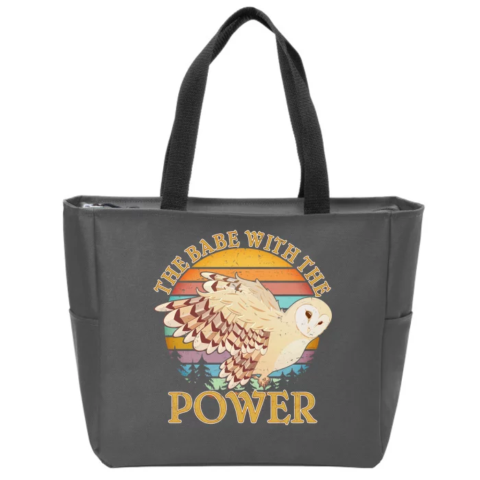 The Babe With The Power Zip Tote Bag