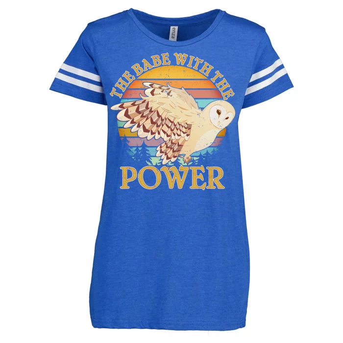 The Babe With The Power Enza Ladies Jersey Football T-Shirt