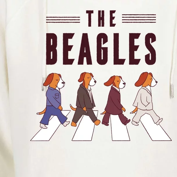 The Beagles Womens Funnel Neck Pullover Hood