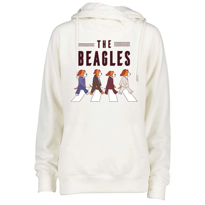 The Beagles Womens Funnel Neck Pullover Hood