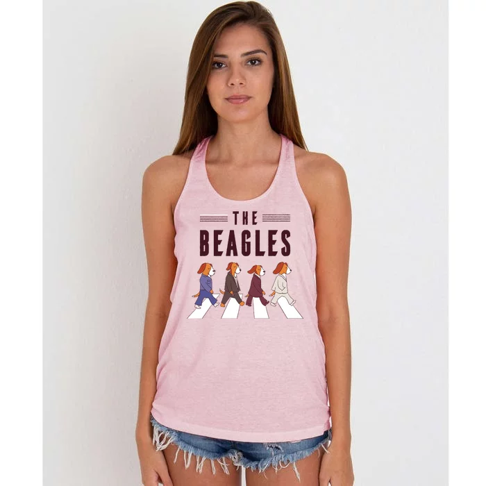 The Beagles Women's Knotted Racerback Tank