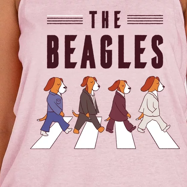 The Beagles Women's Knotted Racerback Tank