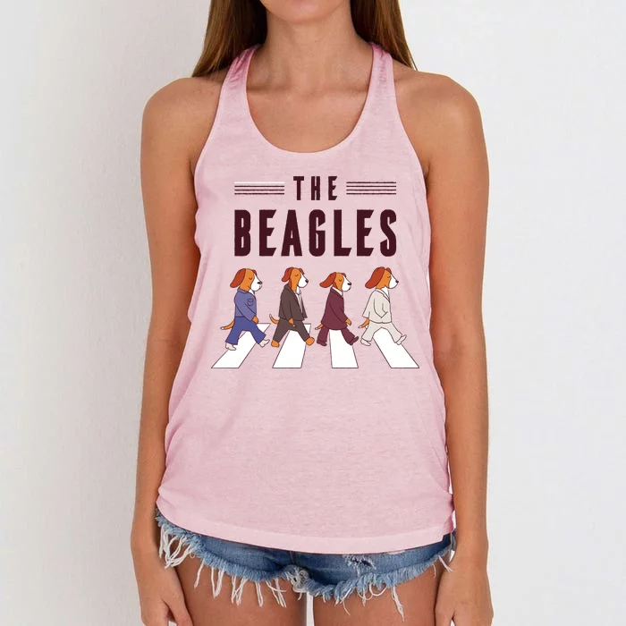 The Beagles Women's Knotted Racerback Tank