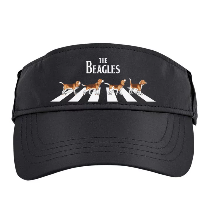 The Beagles Parody Logo Adult Drive Performance Visor