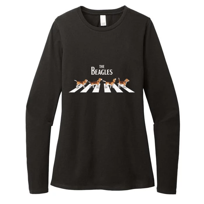 The Beagles Parody Logo Womens CVC Long Sleeve Shirt