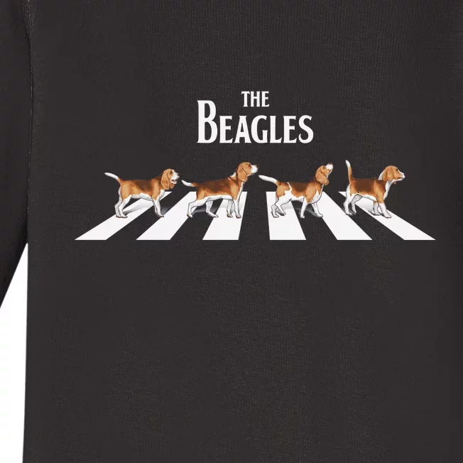 The Beagles Parody Logo Baby Long Sleeve Bodysuit