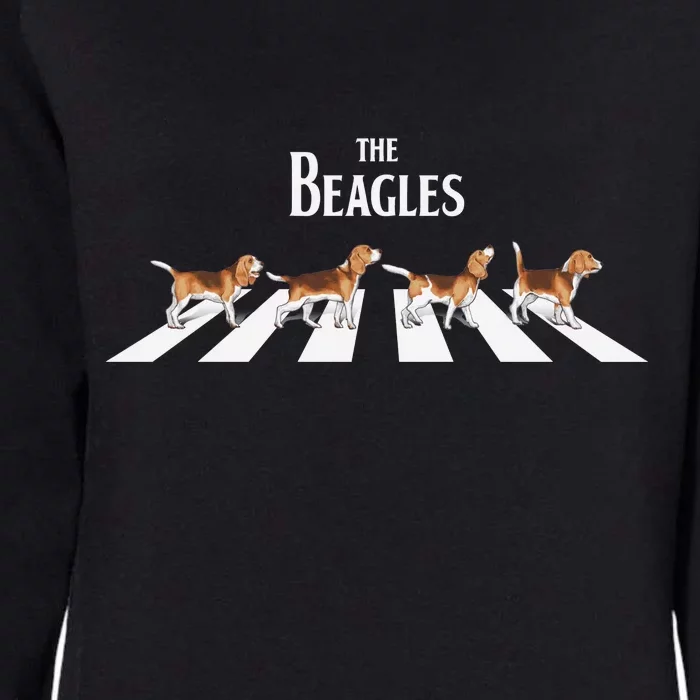 The Beagles Parody Logo Womens California Wash Sweatshirt