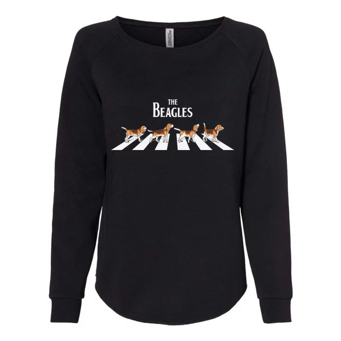 The Beagles Parody Logo Womens California Wash Sweatshirt