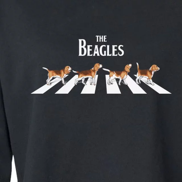 The Beagles Parody Logo Cropped Pullover Crew