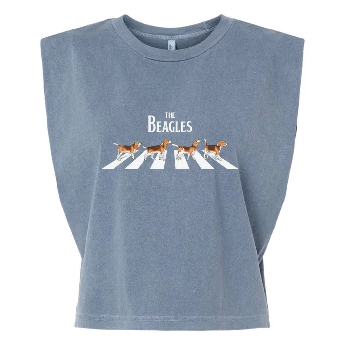 The Beagles Parody Logo Garment-Dyed Women's Muscle Tee