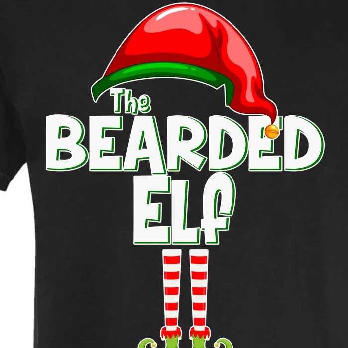 The Bearded Elf Funny Family Christmas Garment-Dyed Heavyweight T-Shirt