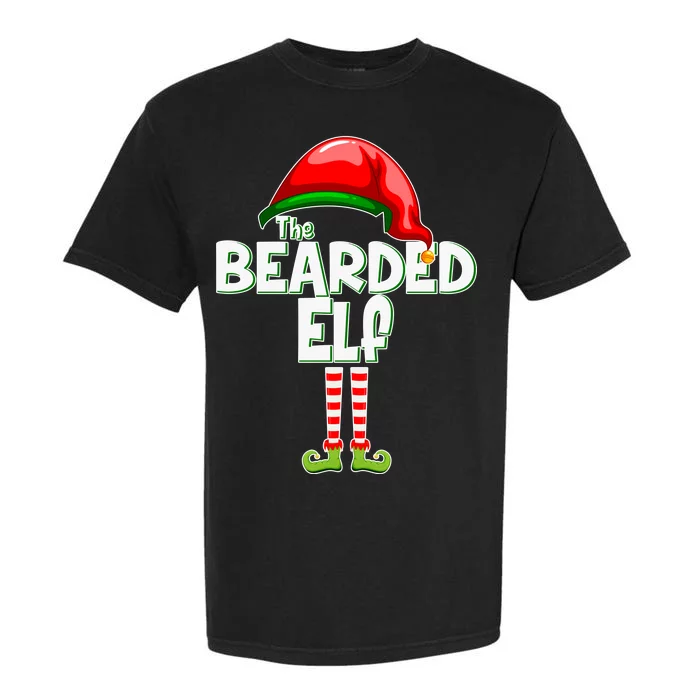 The Bearded Elf Funny Family Christmas Garment-Dyed Heavyweight T-Shirt