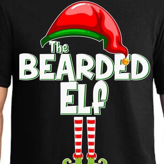 The Bearded Elf Funny Family Christmas Pajama Set