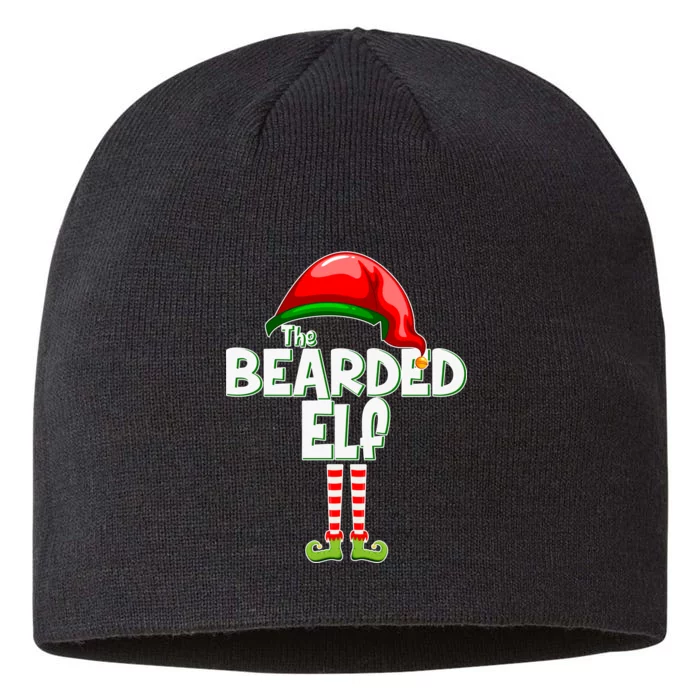 The Bearded Elf Funny Family Christmas 8 1/2in Sustainable Knit Beanie