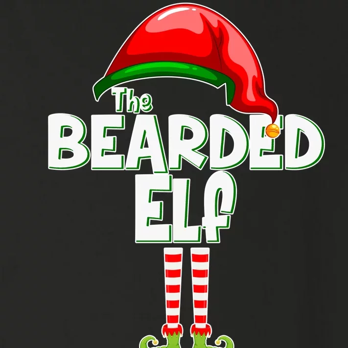 The Bearded Elf Funny Family Christmas Toddler Long Sleeve Shirt