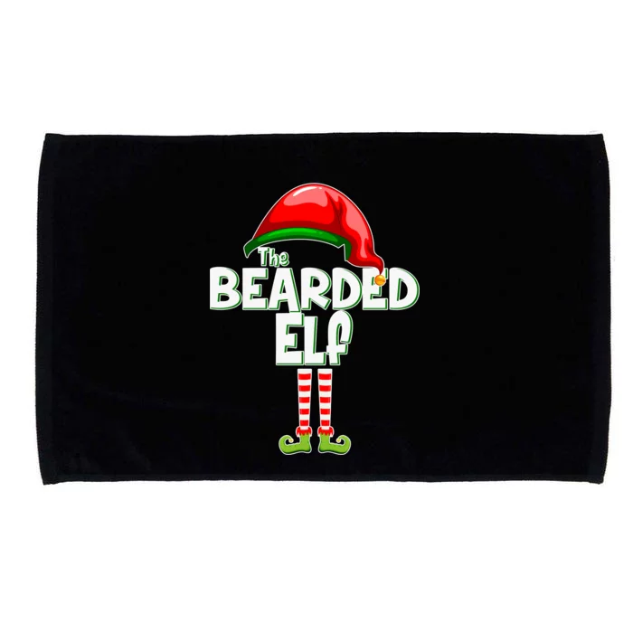 The Bearded Elf Funny Family Christmas Microfiber Hand Towel