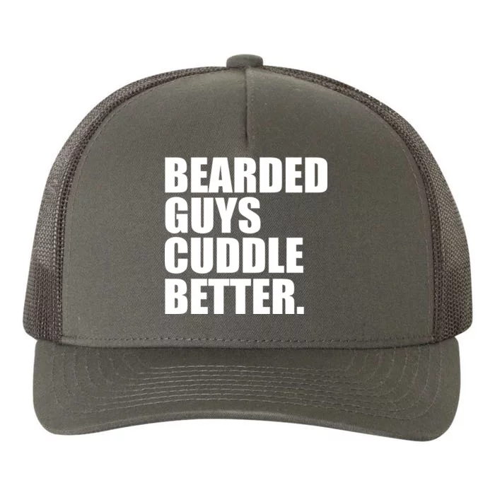 The Bearded Guys Cuddle Better Funny Beard Yupoong Adult 5-Panel Trucker Hat