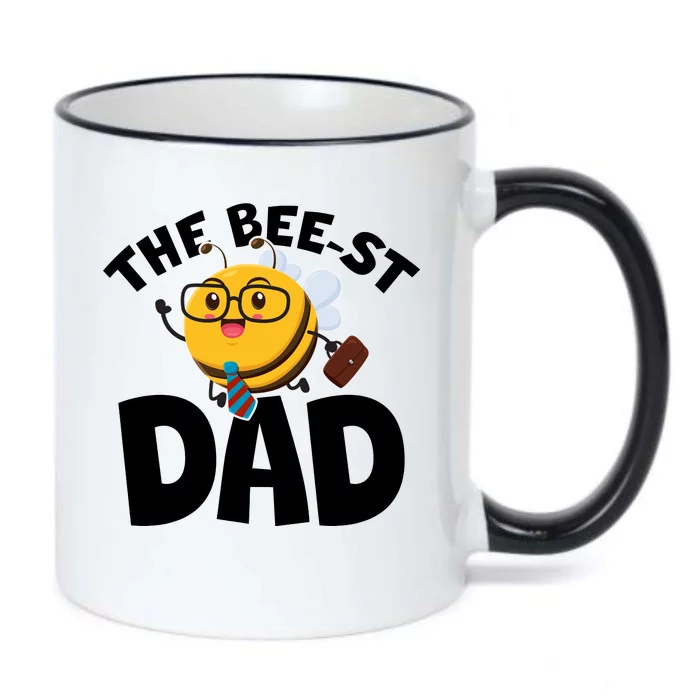 The Bee-st Dad Black Color Changing Mug