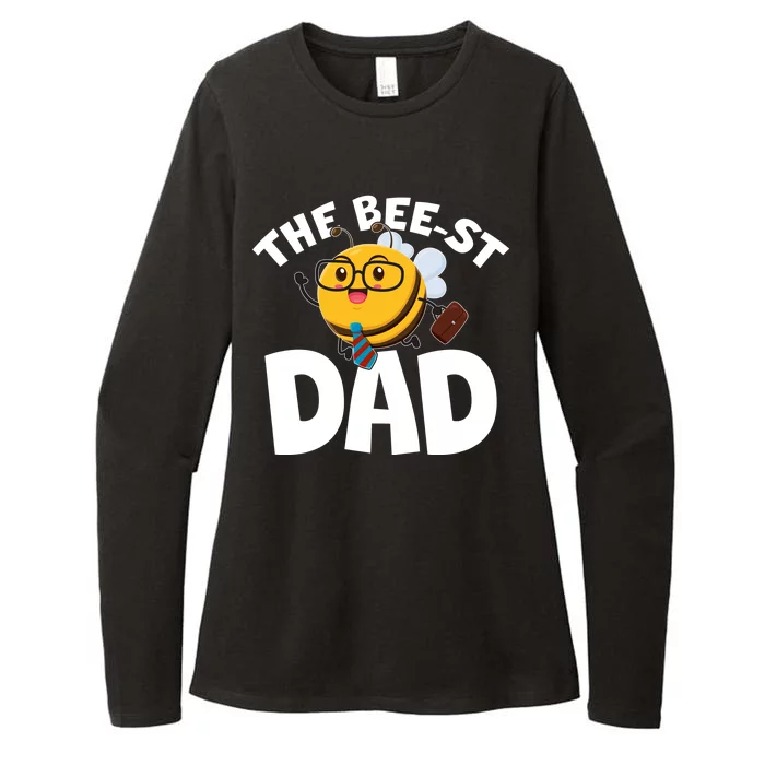 The Bee-st Dad Womens CVC Long Sleeve Shirt