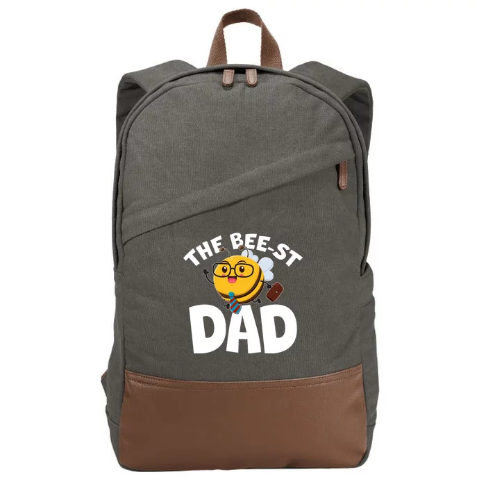 The Bee-st Dad Cotton Canvas Backpack