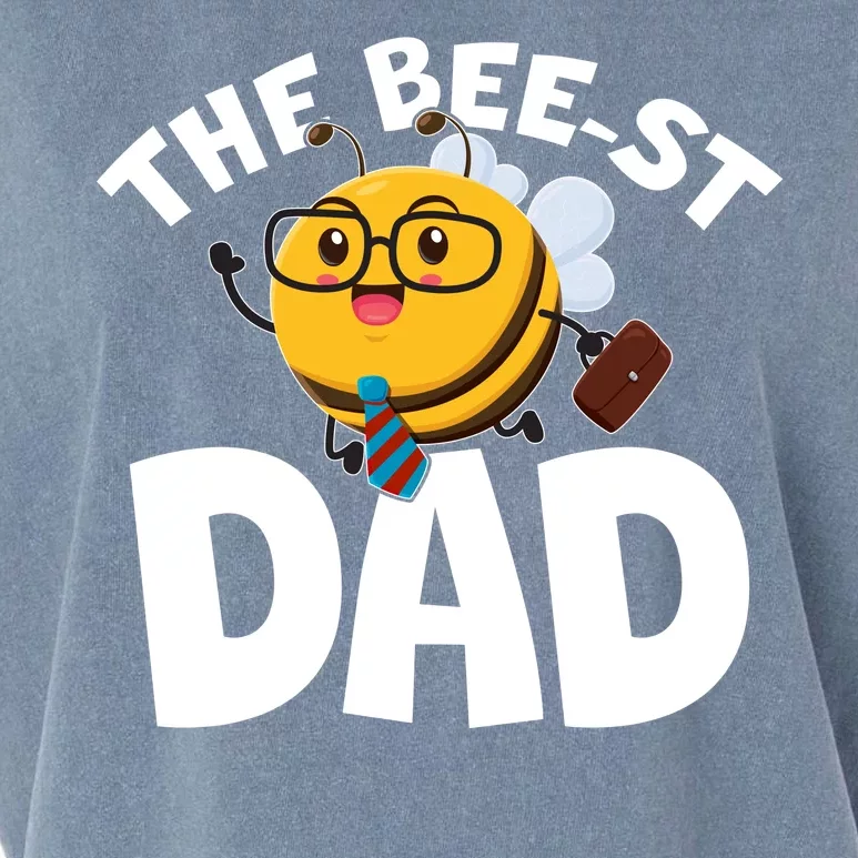 The Bee-st Dad Garment-Dyed Women's Muscle Tee