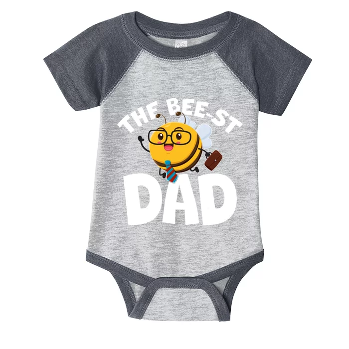 The Bee-st Dad Infant Baby Jersey Bodysuit