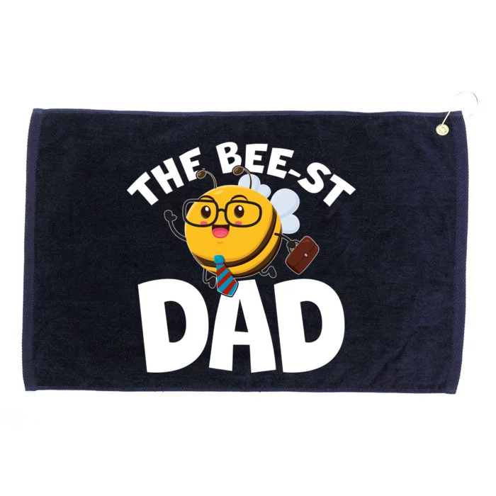 The Bee-st Dad Grommeted Golf Towel