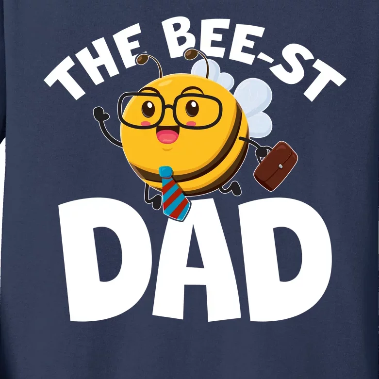 The Bee-st Dad Kids Long Sleeve Shirt