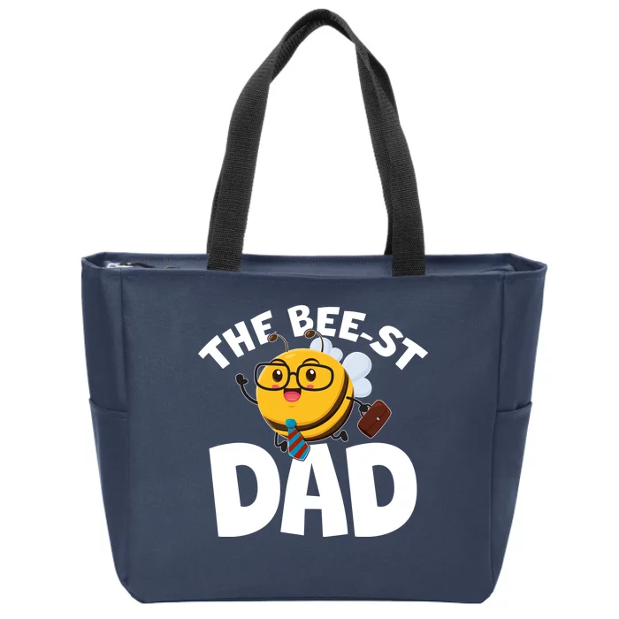 The Bee-st Dad Zip Tote Bag