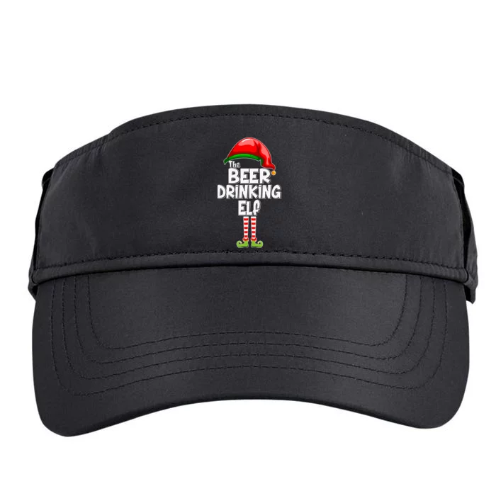 The Beer Drinking Elf Family Matching Christmas Adult Drive Performance Visor