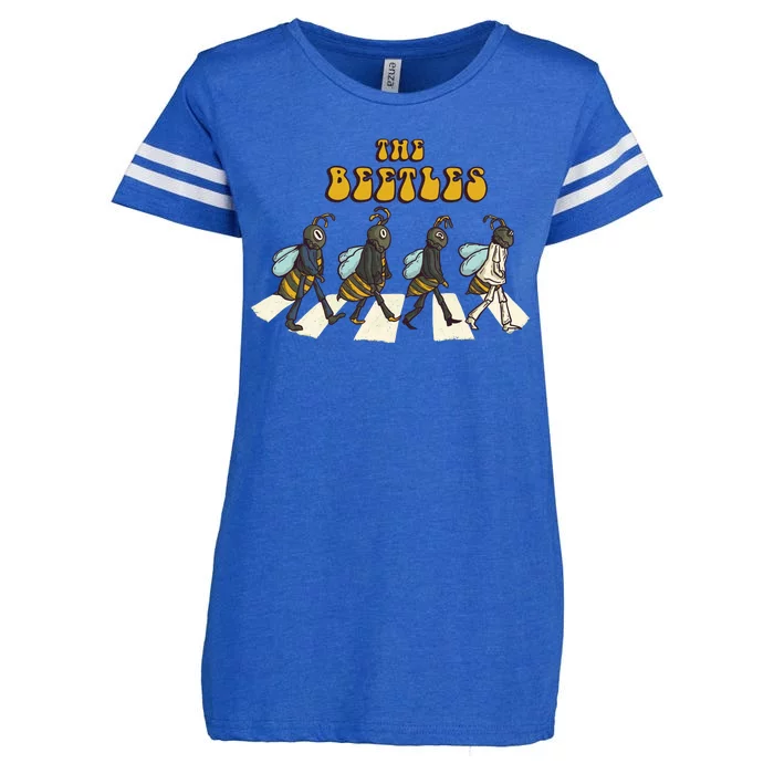 The Beetles Parody Enza Ladies Jersey Football T-Shirt