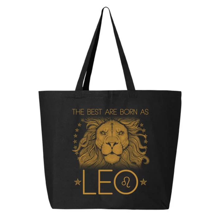 The Best Are Born As Leo Vintage Lion 25L Jumbo Tote