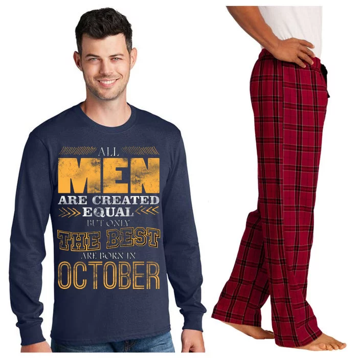 The Best Are Born In October Long Sleeve Pajama Set