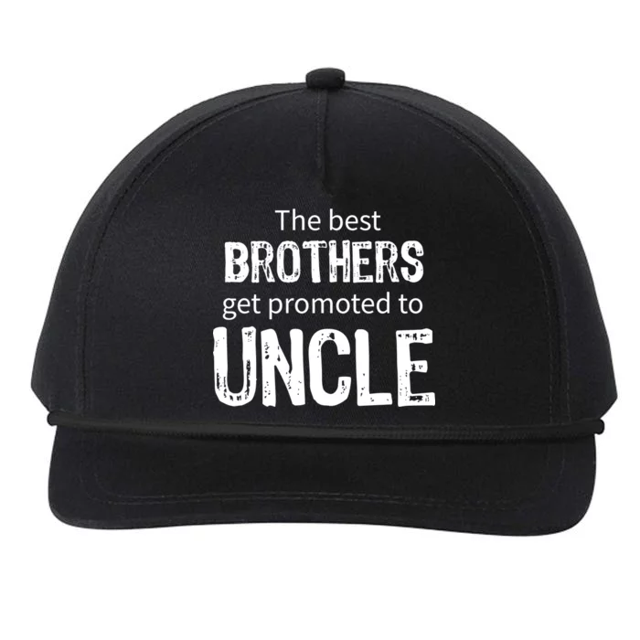 The Best Brothers Get Promoted Uncle Snapback Five-Panel Rope Hat