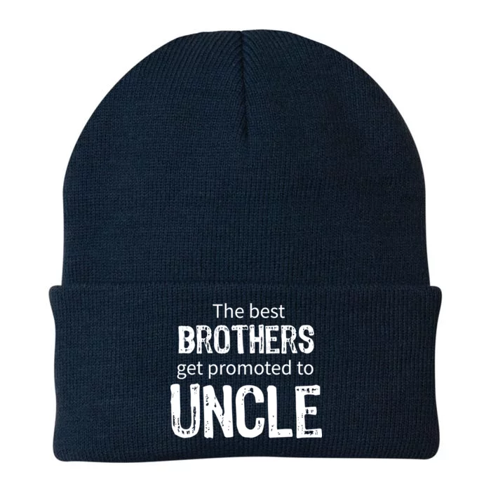 The Best Brothers Get Promoted Uncle Knit Cap Winter Beanie