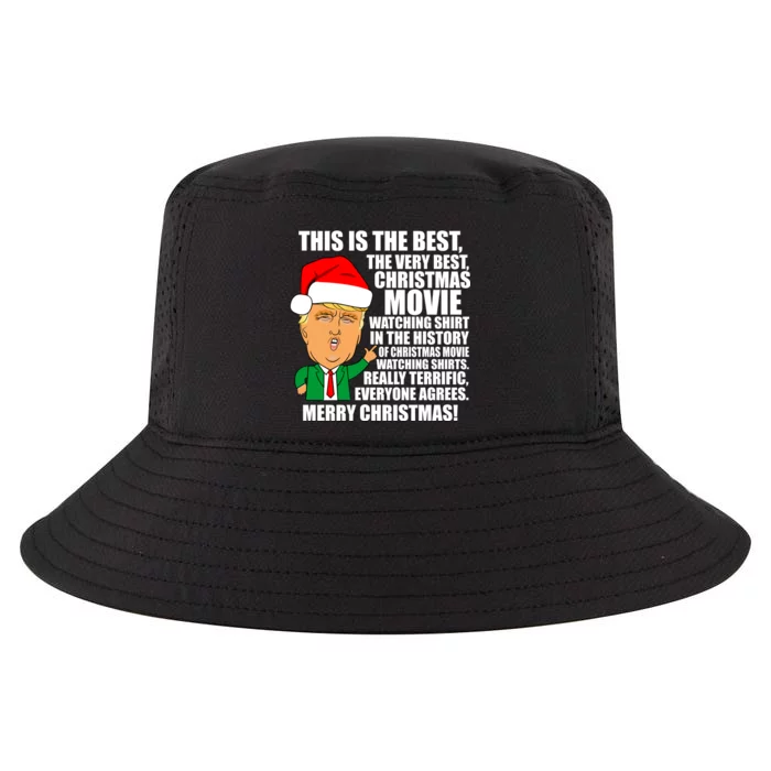 The Best Christmas Movie Watching Shirt Ever Donald Trump Cool Comfort Performance Bucket Hat