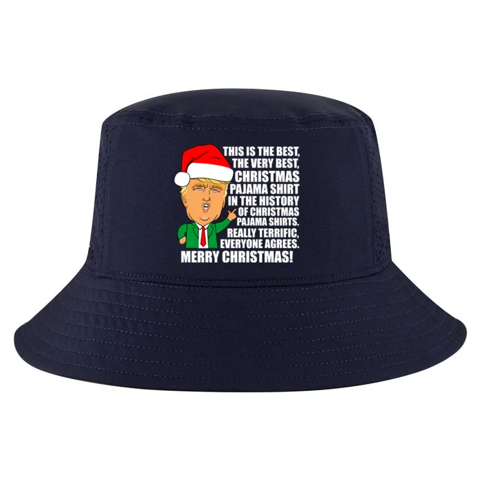 The Best Christmas Pajama Shirt Ever Everyone Agrees Donald Trump Cool Comfort Performance Bucket Hat