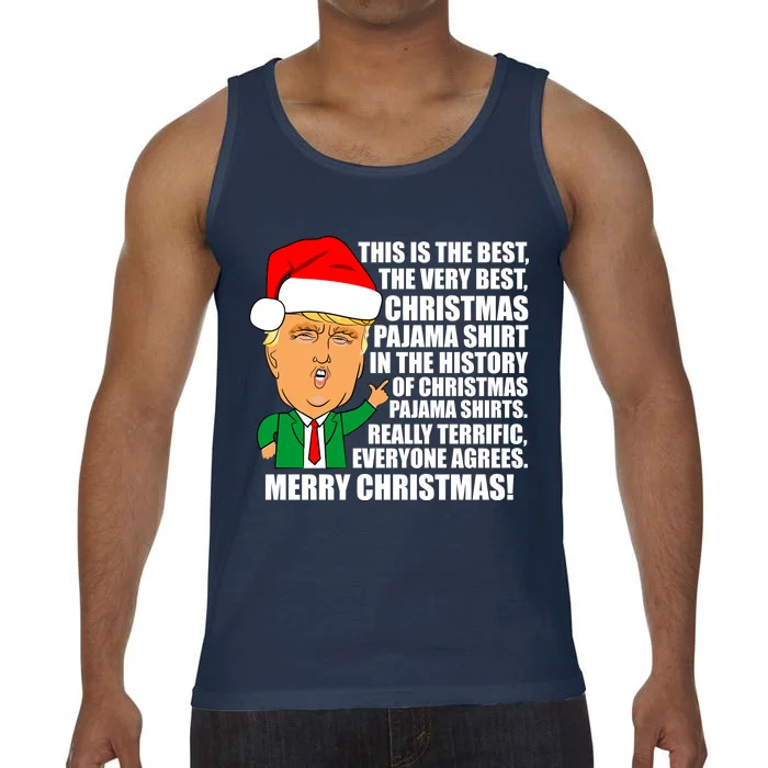 The Best Christmas Pajama Shirt Ever Everyone Agrees Donald Trump Comfort Colors® Tank Top