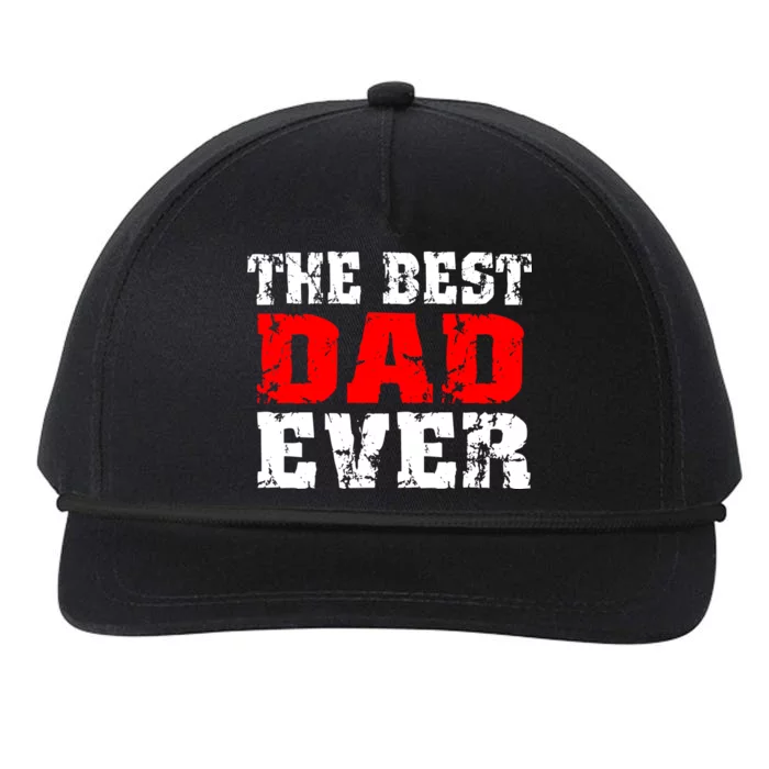 The Best Dad Ever Snapback Five-Panel Rope Hat