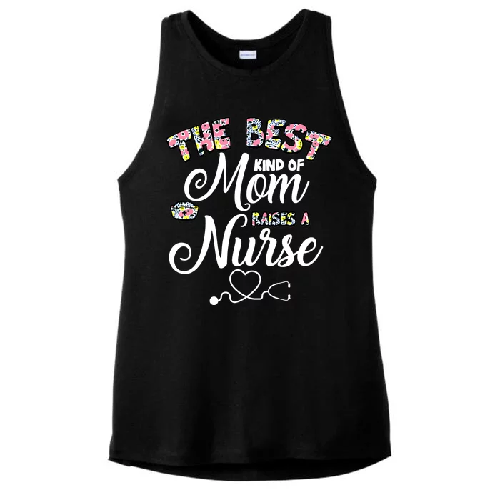 The Best Kind Of Mom Raises A Nurse Ladies Tri-Blend Wicking Tank