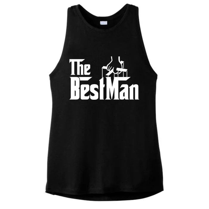 The Best Man Ladies Tri-Blend Wicking Tank